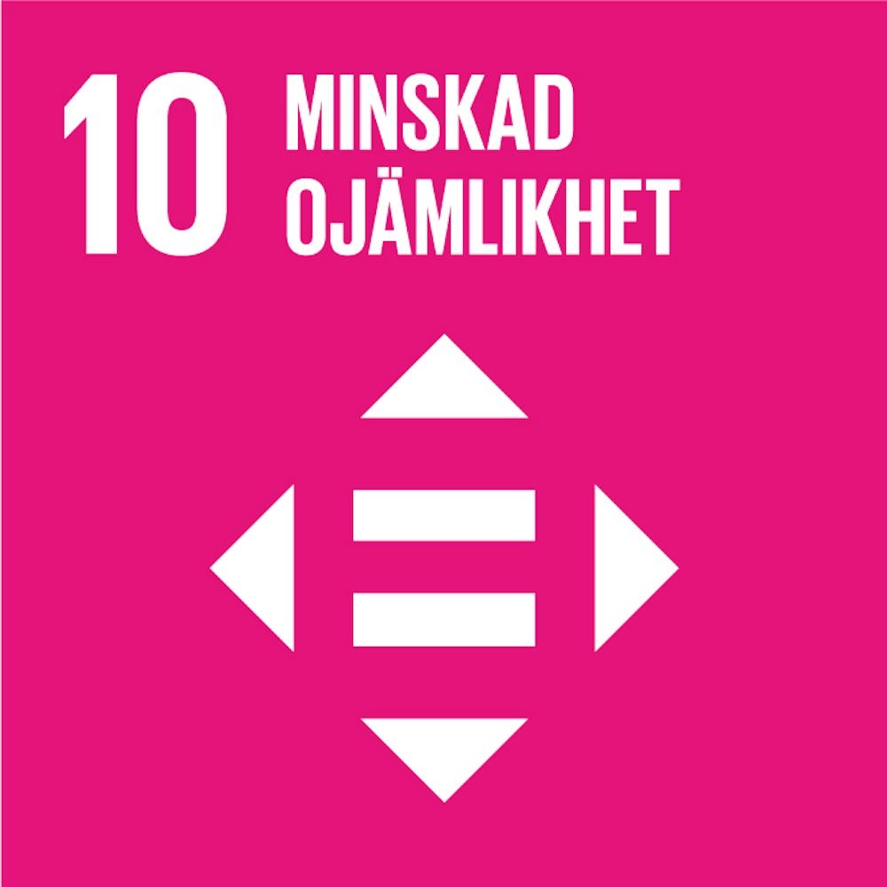 10 - Minskad ojämlikhet
