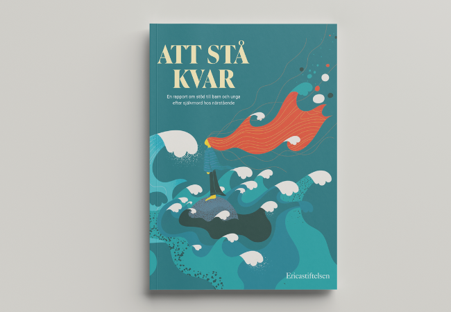 Omslag till rapporten Att stå kvar – Ericastiftelsen