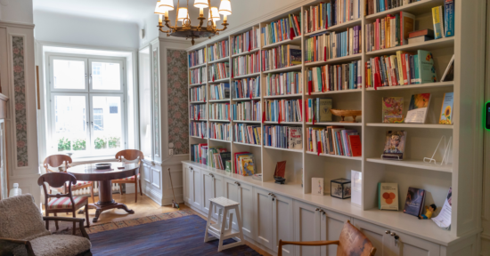 Bild på Ericastiftelsens bibliotek